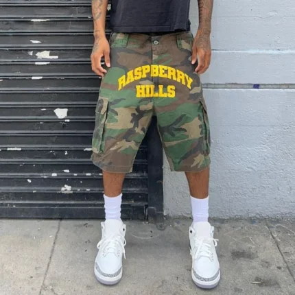 Raspberry Athletics Cargo Shorts